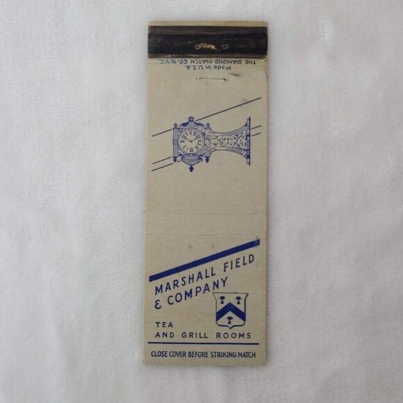 Matchbook Cover Marshall Field & Company Tea and Grill Rooms Chicago IL Illinois - Picture 3 of 4